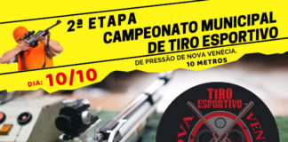 Inscrições abertas para a 2° Etapa do Campeonato Municipal de Carabina de Pressão