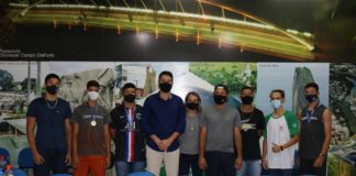 Atletas medalhistas tem agenda com prefeito de Nova Venécia