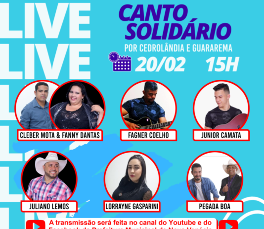 Nova Venécia terá Live Solidária em prol das famílias atingidas pelas chuvas
