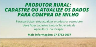 Parceria entre Secretaria Municipal de Agricultura e Incaper proporciona compra de milho com preço mais barato
