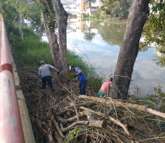 Prefeitura de Nova Venécia promoveu limpeza de córregos e rios