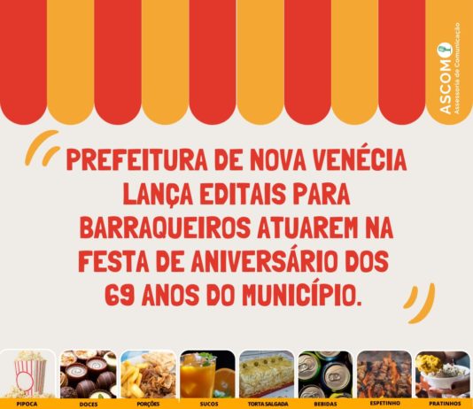 Secretaria de Desenvolvimento Econômico lança edital para barraqueiros atuarem na festa de aniversário do município