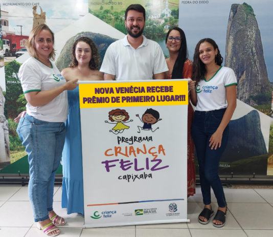 Nova Venécia recebe o Prêmio pelas Boas Práticas Pela Primeira Infância Capixaba (BPIC) edição 2022