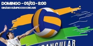 Secretaria de Esportes realizará o Quadrangular Masculino de vôlei e o Triangular Feminino de Vôlei neste domingo