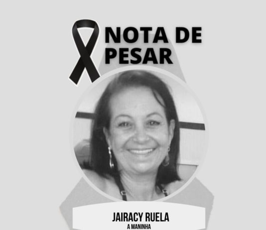 Nota de pesar: Jairacy Ruela, a Maninha