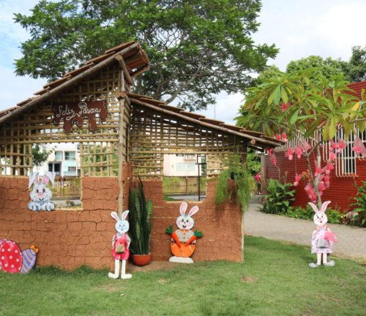 Núcleo de Ideias promove decoração e brincadeiras de Páscoa para crianças