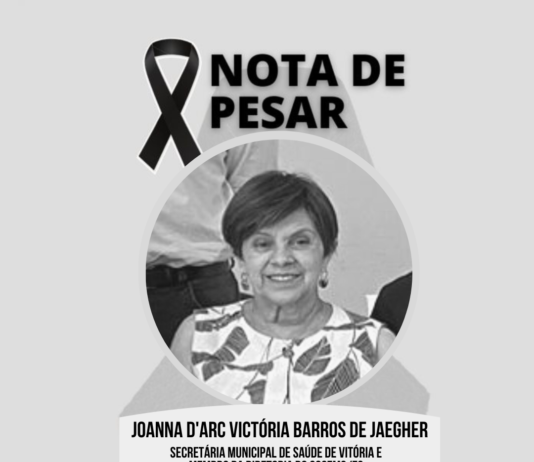 Nota de pesar: Joanna D’Arc Victória Barros De Jaegher