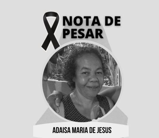 Nota de pesar: Adaisa Maria de Jesus