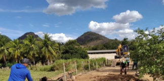 Secretaria de Agricultura realiza reforma de ponte no Córrego da Fortuna