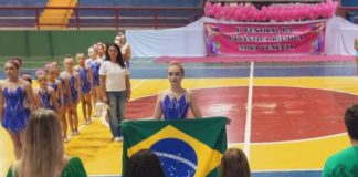 Festival de Ginástica Rítmica encanta o público no Ginásio de Esportes de Nova Venécia