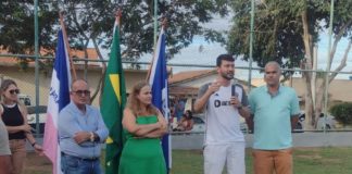 Prefeitura de Nova Venécia inaugurou no último sábado (18), vestiários e arquibancada no campo do bairro Dom José Dalvit