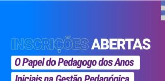 Prefeitura divulga oportunidade de formação em gestão pedagógica para supervisores escolares