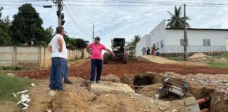 Após chuvas Prefeitura de Nova Venécia realiza ação emergencial para recuperar ruas no bairro São Cristóvão