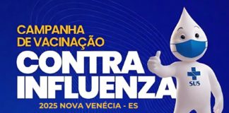 Nova Venécia inicia no próximo dia 07 vacinação contra a Influenza para grupos prioritários