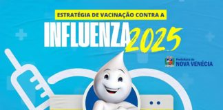 Dia D de vacinação contra a Influenza neste sábado em Nova Venécia