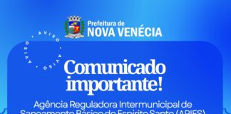 Nova Venécia recebe ouvidoria sobre saneamento básico nos dias 23 e 24 de junho