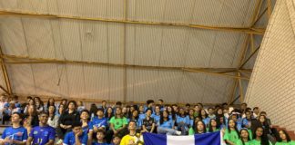 Delegação de Nova Venécia embarca rumo à Final Estadual Infantil dos Jogos Escolares do Espírito Santo