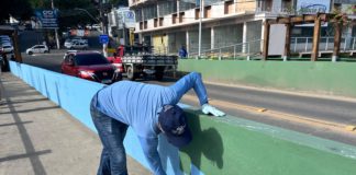 Ponte Cristiano Dias Lopes e da Praça Adélio Lubiana passam por revitalização em Nova Venécia