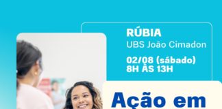 Bairro Rúbia recebe ação de saúde no dia 2 de agosto