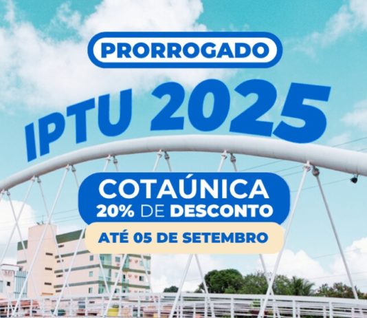 Pagamento do IPTU 2025 com 20% de desconto é prorrogado até 5 de setembro em Nova Venécia
