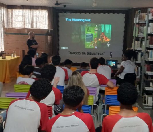 Projeto Entre Livros e Ginga: Capoeira na Biblioteca promove debate sobre games e cultura na Biblioteca Municipal de Nova Venécia