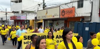 Caminhada pelas ruas de Nova Venécia encerra atividades da campanha Setembro Amarelo