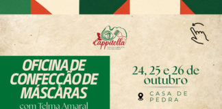 Abertas inscrições para Oficina de Confecção de Máscaras com a artista plástica Telma Amaral