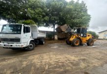 Chuvas mobilizam equipes da Prefeitura de Nova Venécia