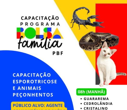 Agentes de saúde passarão por capacitação sobre esporotricose e animais peçonhentos em Nova Venécia