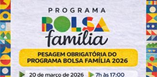 Pesagem obrigatória do Bolsa Família será realizada em Nova Venécia no dia 20 de março