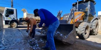 Prefeitura de Nova Venécia intensifica mutirão para retirada de entulho e lixo na cidade e no interior