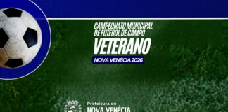 Definidas semifinais do Campeonato Municipal de Futebol de Campo Veterano 2026 de Nova Venécia