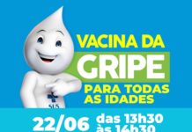 Vacinação contra a gripe para todas as idades acontece nesta segunda-feira (22) na ESF Iolanda