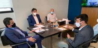 Prefeito de Nova Venécia se reúne com senador Marcos Do Val em busca de melhorias para Nova Venécia