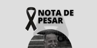 Nota de pesar: José Ademir Rosa, popularmente conhecido por ‘Zé Fubica’, vítima de complicações causadas pela Covid-19.