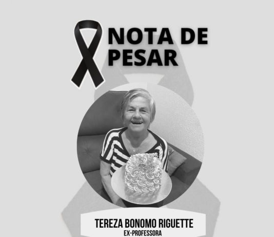 Nota de pesar: Tereza Bonomo Riguette