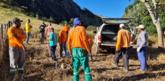 Prefeitura de Nova Venécia realiza limpeza da trilha da Pedra do Elefante