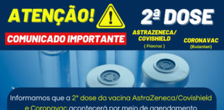 AstraZeneca/Covishield e Coronavac : Segunda dose para as vacinas já está disponível em Nova Venécia