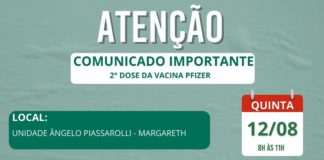 Pfizer : Segunda dose para vacina já está disponível em Nova Venécia
