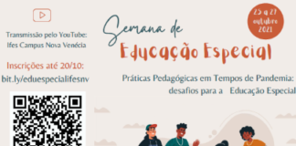 IFES promove formação para a Semana de Educação Especial