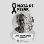 Nota de pesar: Laires Boldrin Bonomo