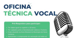 Prefeitura de Nova Venécia oferece Oficina Técnica Vocal a cantores do Município