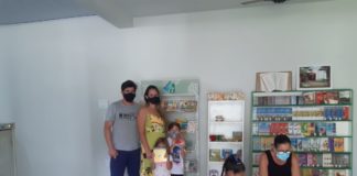 Biblioteca Municipal de Nova Venécia recebe famílias leitoras