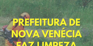 Prefeitura de Nova Venécia faz limpeza do Córrego da Serra