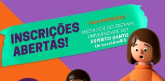 Inscrições abertas para Professor Mediador do Sistema Universidade do Espírito Santo – UniversidadES