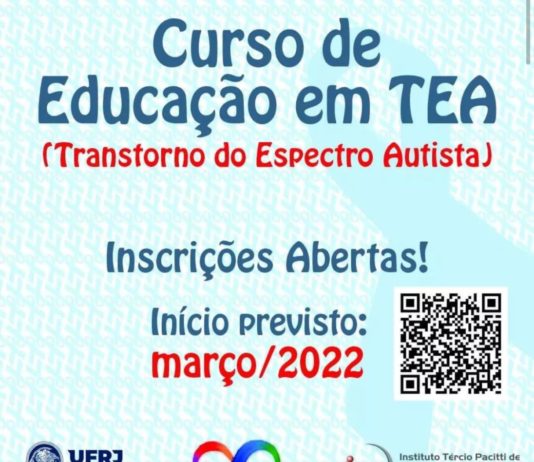Inscrições abertas para curso Educação em TEA (transtorno do espectro autista)