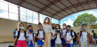 Primeiro dia de aula na Escola em tempo integral Bairro Altoé: sonho, transformação e expectativa
