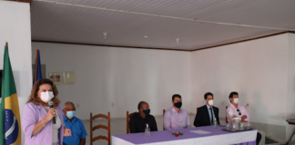 Educação inicia Campanha Março Lilás Secretária municipal de educação faz abertura da Campanha Março Lilá