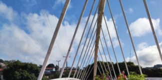 Passarela de Nova Venécia ganha nova pintura