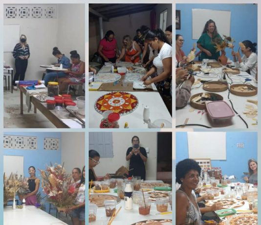 Secretaria Municipal de Cultura e Turismo realiza a culminância das Oficinas “Arte Floral”, “Mosaico” e “Mandalas”